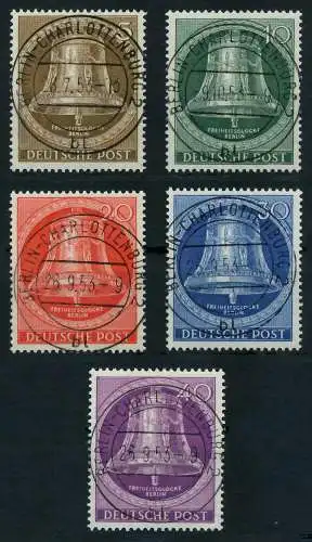 BERLIN 1953 Nr 101-105 EST zentrisch gestempelt 6422B2