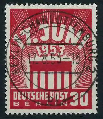BERLIN 1953 Nr 111 EST zentrisch gestempelt 6422AE