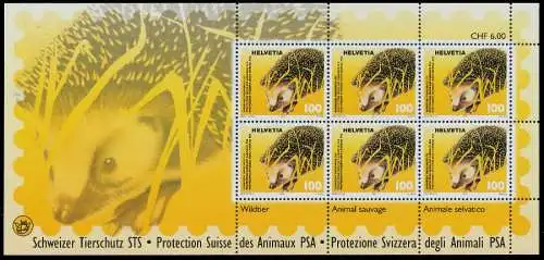 SCHWEIZ BLOCK KLEINBOGEN 2000-2009 Nr 1887 postfrisch K 668A92