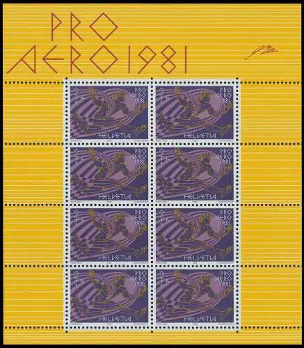 SCHWEIZ FLUGMARKEN Nr 1196 postfrisch KLEINBG 66EC56