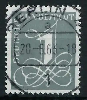 BRD BUND 1958 Nr 285X zentrisch gestempelt 69B40E