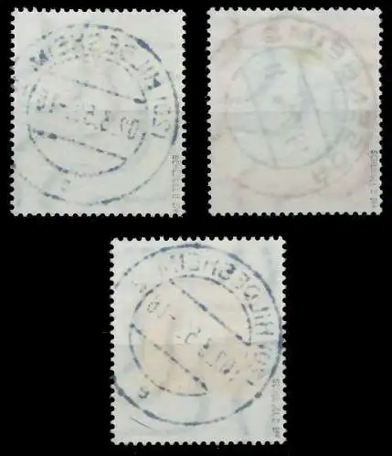 BRD BUND 1949 Nr 113-115 zentrisch gestempelt gepr. 69B742