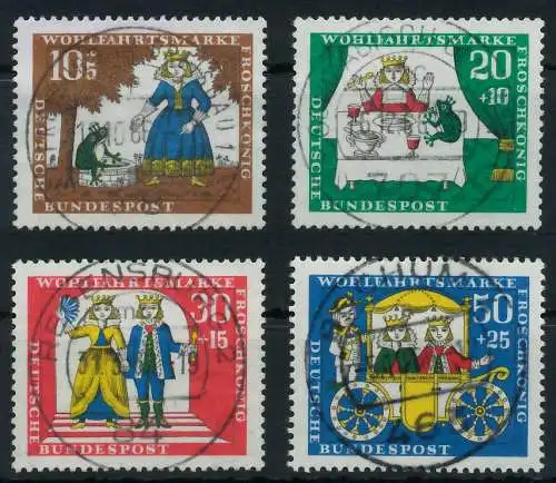 BRD BUND 1966 Nr 523-526 zentrisch gestempelt 6A344A