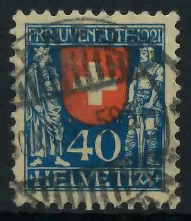 SCHWEIZ PRO JUVENTUTE Nr 174 zentrisch gestempelt 6A3576