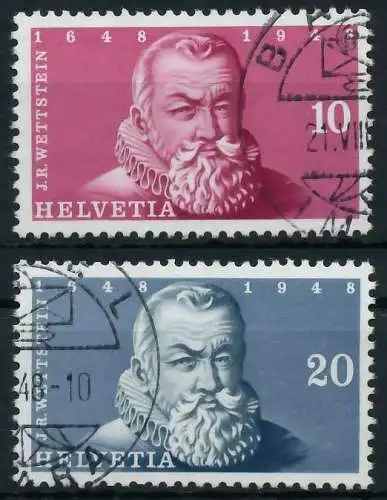 SCHWEIZ 1948 Nr 512-513 gestempelt 6C2E5E