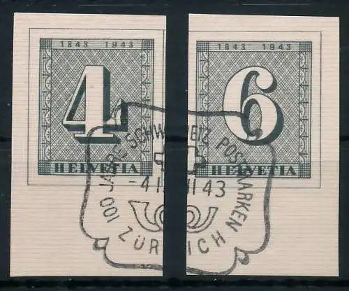 SCHWEIZ 1943 Nr 417-418 gestempelt 6C2E62