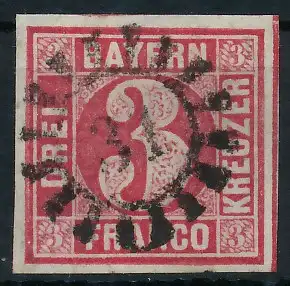 BAYERN MÜHLRADSTEMPEL AUF Nr 9II gMR _31 P2 ZEN 6DDFDE