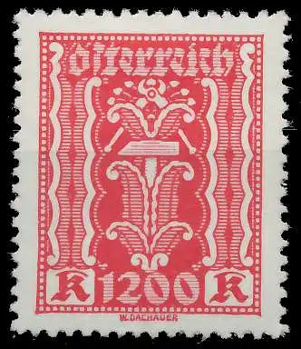 ÖSTERREICH 1922 Nr 392 postfrisch 6FACCA