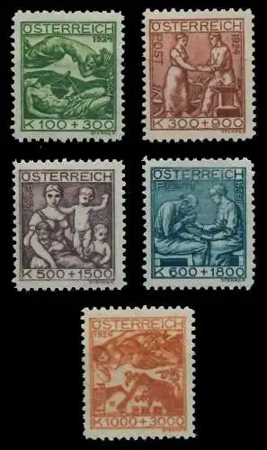 ÖSTERREICH 1924 Nr 442-446 postfrisch 6FAD5A