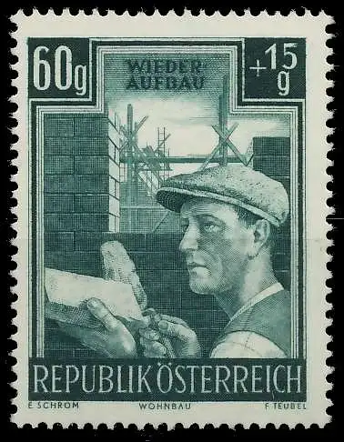 ÖSTERREICH 1951 Nr 961 postfrisch 7078B6