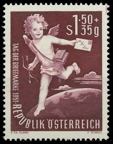 ÖSTERREICH 1952 Nr 972 postfrisch 7078CA