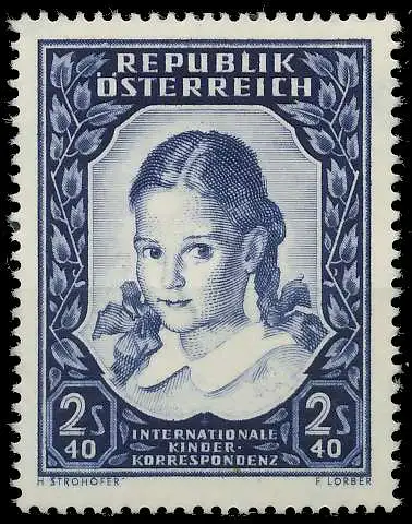 ÖSTERREICH 1952 Nr 976 postfrisch 7078DE