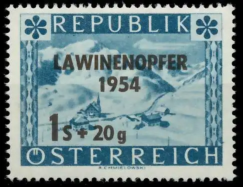 ÖSTERREICH 1954 Nr 998 postfrisch 707922