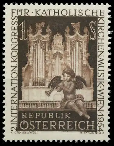 ÖSTERREICH 1954 Nr 1008 postfrisch 707936