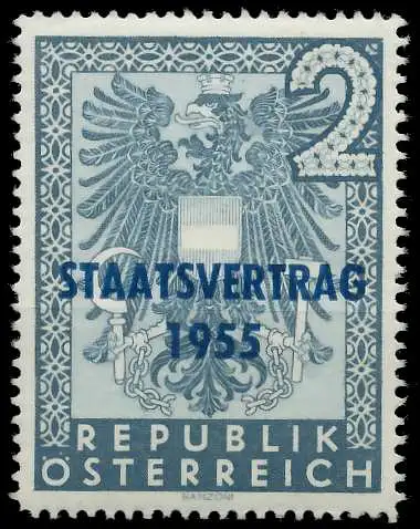 ÖSTERREICH 1955 Nr 1017 postfrisch 70798A