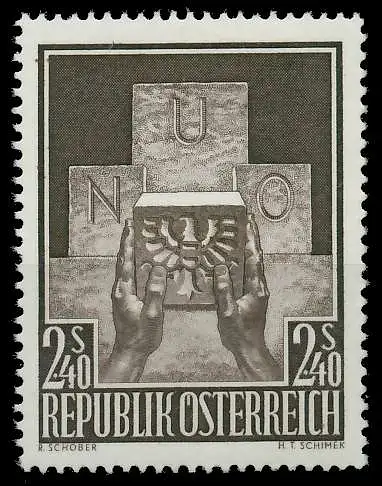 ÖSTERREICH 1956 Nr 1025 postfrisch 7079AA