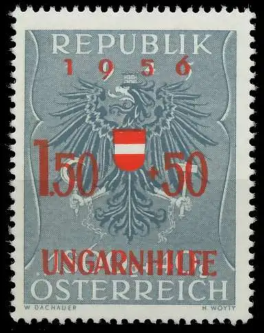 ÖSTERREICH 1956 Nr 1030 postfrisch 7079BA