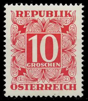 ÖSTERREICH PORTOMARKEN Nr 237xco postfrisch 707A66