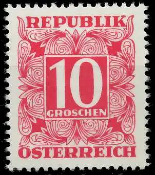 ÖSTERREICH PORTOMARKEN Nr 237xaw postfrisch 707AD2