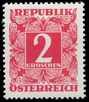 ÖSTERREICH PORTOMARKEN Nr 233xaw postfrisch 707A8E