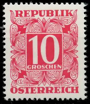 ÖSTERREICH PORTOMARKEN Nr 237xaw postfrisch 707ACE