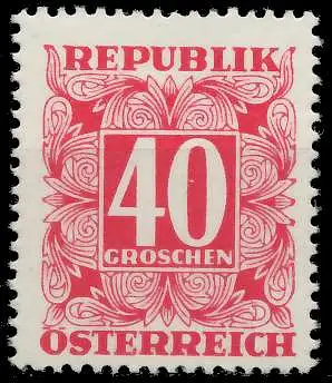 ÖSTERREICH PORTOMARKEN Nr 240xaw postfrisch 707B02