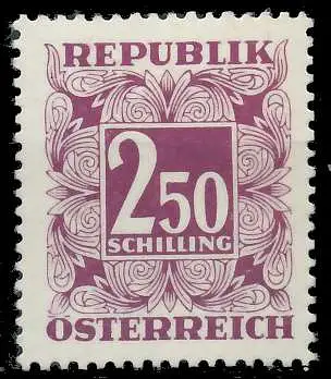 ÖSTERREICH PORTOMARKEN Nr 255xaw postfrisch 707C0A