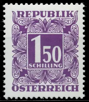 ÖSTERREICH PORTOMARKEN Nr 251z postfrisch 7126A2