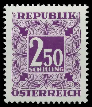 ÖSTERREICH PORTOMARKEN Nr 255z postfrisch 712712