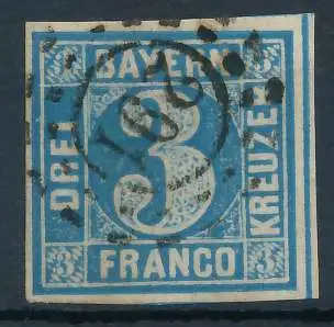 BAYERN MÜHLRADSTEMPEL AUF Nr 2II oMR 291 ZENTR- 7199E2