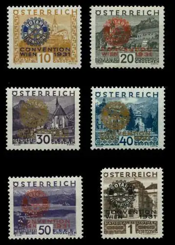 ÖSTERREICH 1931 Nr 518-523 postfrisch 716686