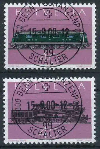 SCHWEIZ 1982 Nr 1214-1215 zentrisch gestempelt 723686