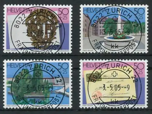 SCHWEIZ 1990 Nr 1427-1430 gestempelt 723672
