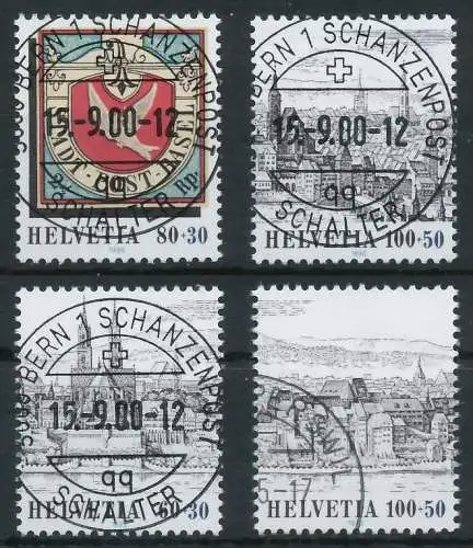 SCHWEIZ 1995 Nr 1554-1557 zentrisch gestempelt 723692