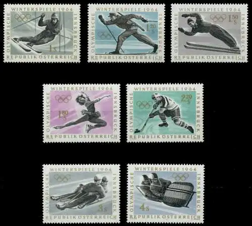 ÖSTERREICH 1963 Nr 1136-1142 postfrisch S2EE776