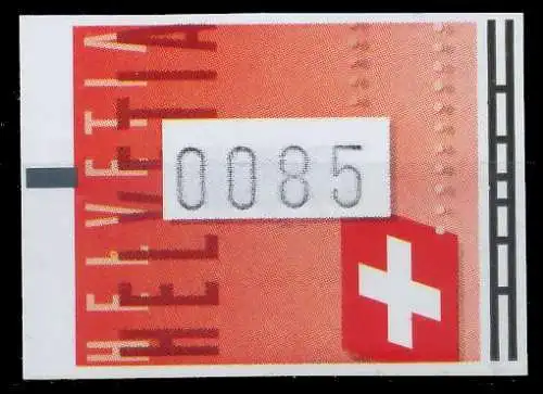 SCHWEIZ AUTOMATENMARKEN 2005 Nr 16 postfrisch S37DEDE