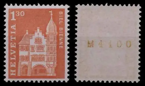 SCHWEIZ ROLLENMARKEN Nr 764R L-P postfrisch 723A46