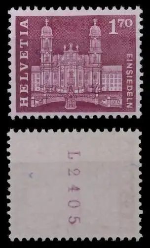 SCHWEIZ ROLLENMARKEN Nr 765R L-P postfrisch 728A7E