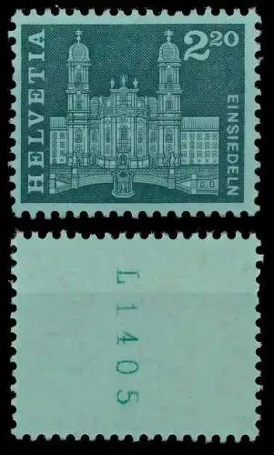 SCHWEIZ ROLLENMARKEN Nr 766R L-P postfrisch 728A7A