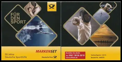 BRD BUND MARKENHEFTCHEN Nr MH 106 postfrisch S37DE62