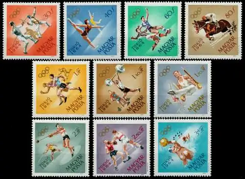 UNGARN Nr 2031A-2040A postfrisch S03B792