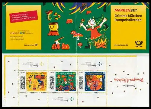 BRD BUND MARKENHEFTCHEN Nr MH 125 postfrisch S3811BE