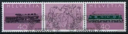SCHWEIZ ZUSAMMENDRUCK Nr 1214 15 Zd2 gestempelt 3ER STR 729112