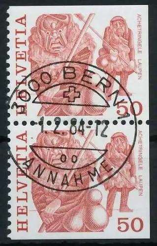 SCHWEIZ ZUSAMMENDRUCK Nr 1105xwEor Eru zentrisch gestempelt 7310E2