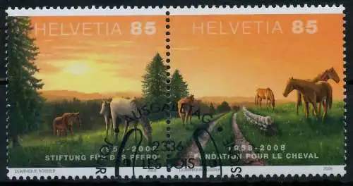 SCHWEIZ 2008 Nr WZd 68 gestempelt WAAGR PAAR 731166