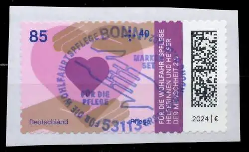 BRD BUND 2024 Nr 3816 ESST zentrisch gestempelt Briefst³ck 731226