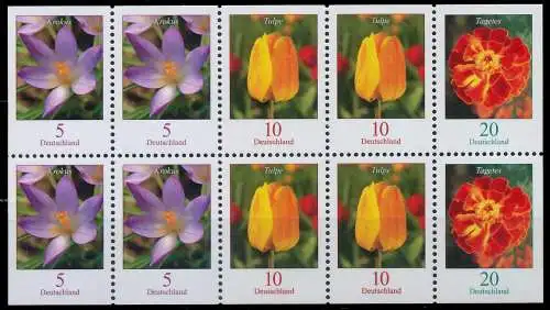 BRD BUND DS BLUMEN Nr 2471A postfrisch KLEINBG 7316E2