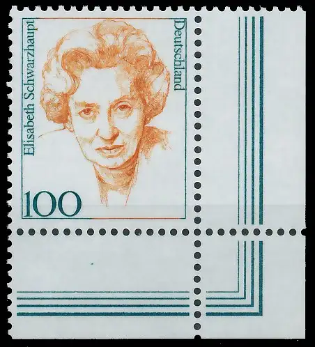 BRD BUND DS FRAUEN Nr 1955 postfrisch ECKE-URE S38DDB2