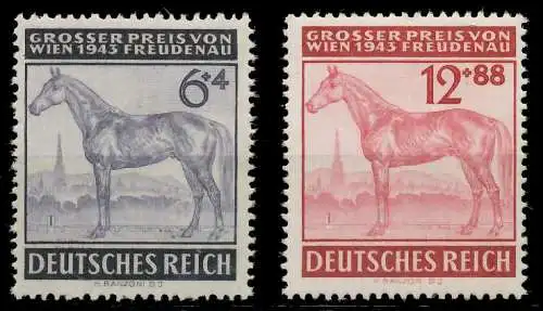 DEUTSCHES REICH 1943 Nr 857-858 postfrisch 7427CE