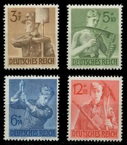 DEUTSCHES REICH 1943 Nr 850-853 postfrisch 7427CA